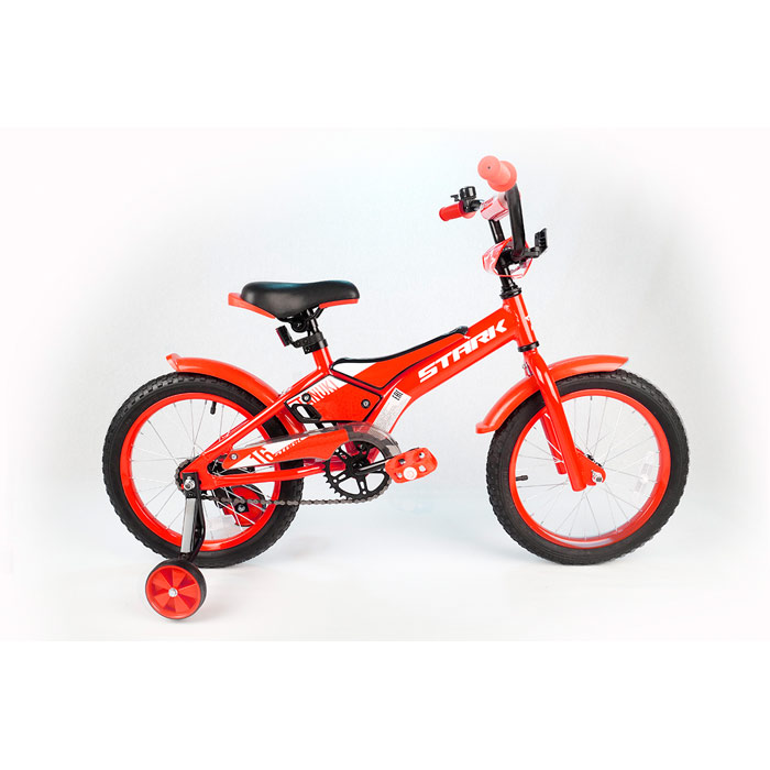 Велосипед STARK Tanuki 16 Boy (красный/белый) (2020)