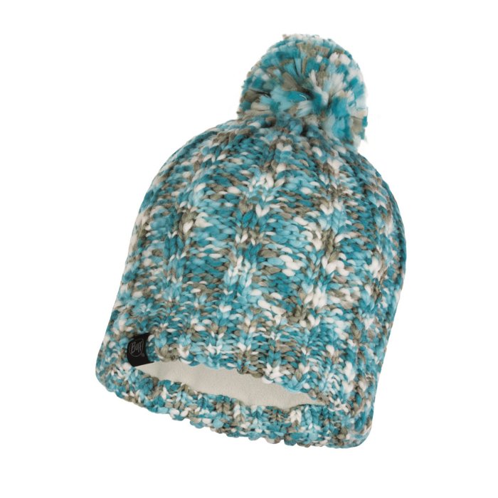 Шапка BUFF Knitted & Polar Hat Livy (бирюзовый)