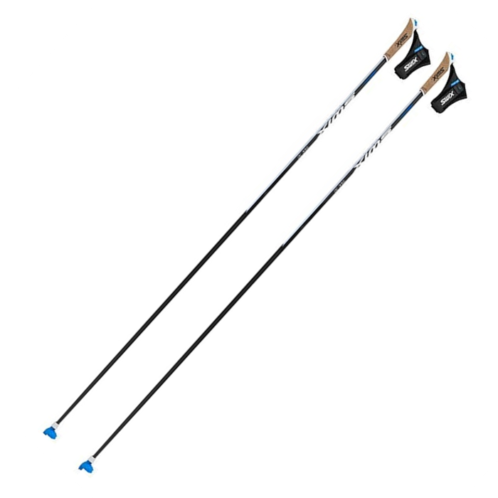 Лыжные палки SWIX (RCT30-N0) Triac 3.0 Kit (Карбон 100%) (черный)