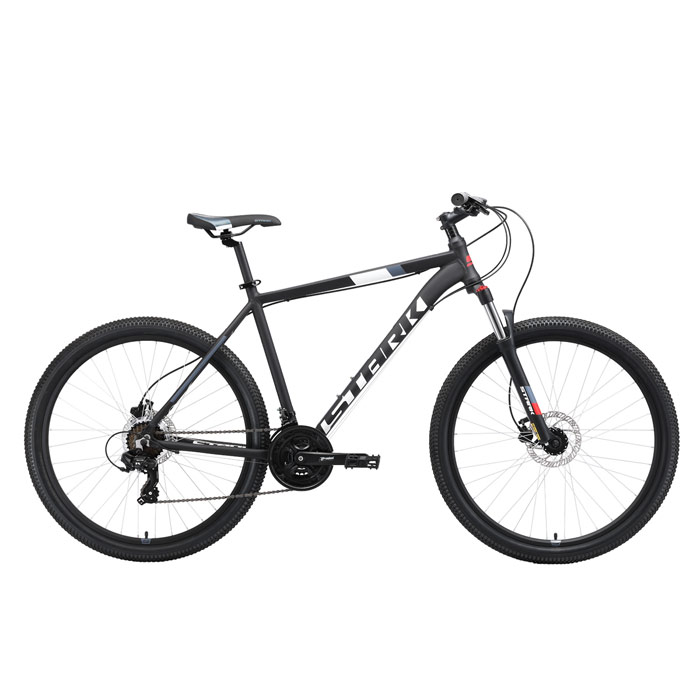 Велосипед STARK Hunter 27.2 HD (черный/белый/серый) (2019)