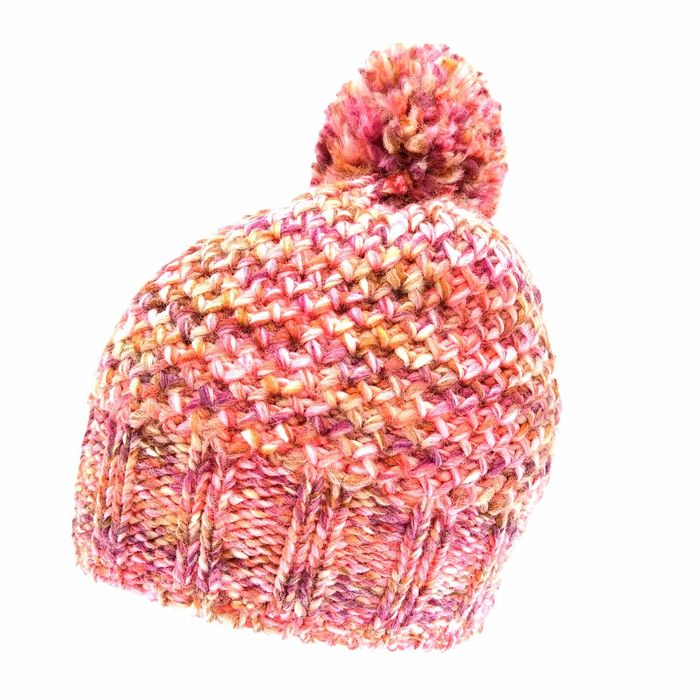 Шапка BUFF Knitted & Polar Hat Margo (розовый)