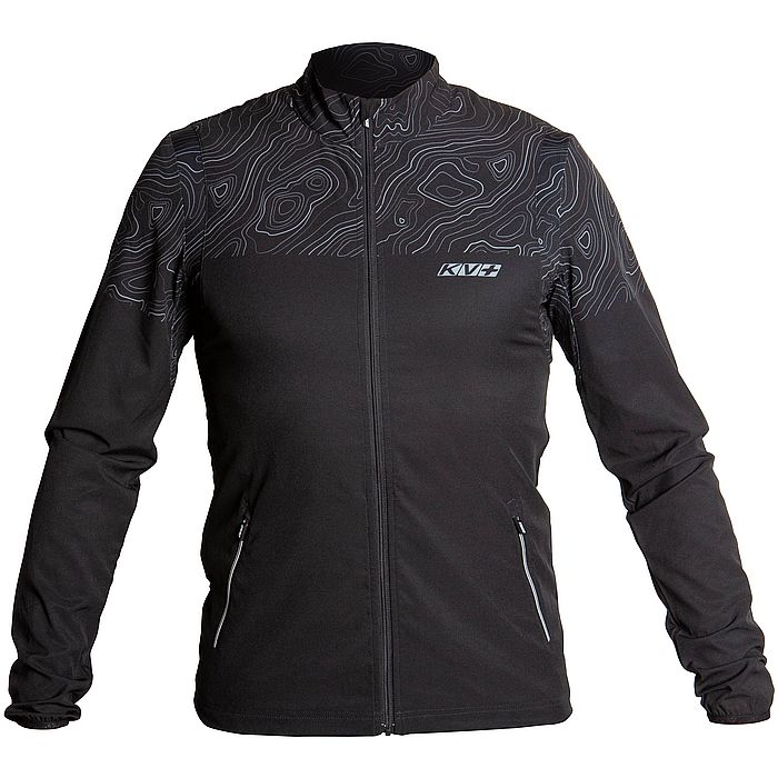 Куртка для бега KV+ Sprint Wave (черный)