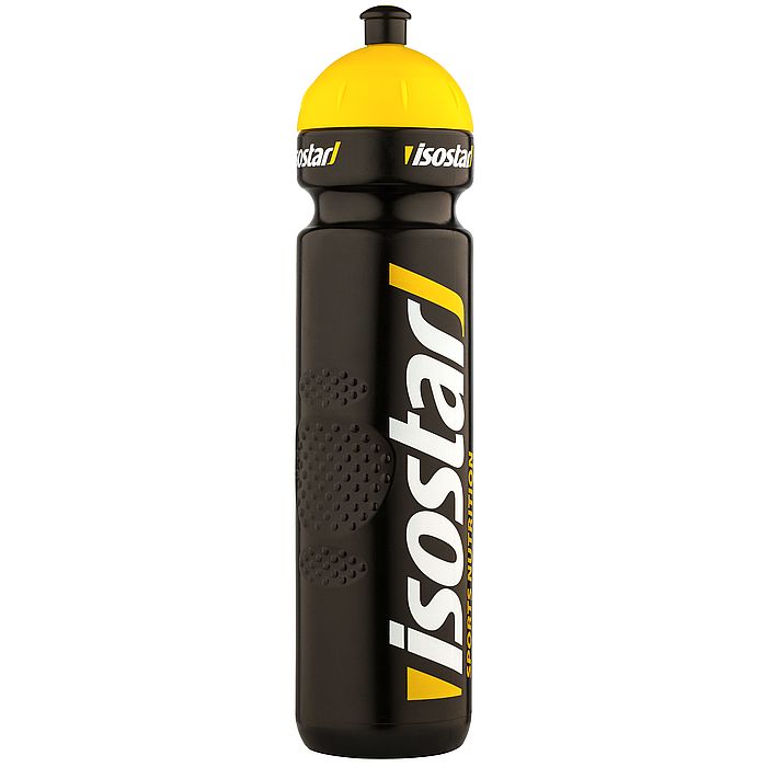 Фляга для питья ISOSTAR с клапаном (черный/желтый) 1000 мл.