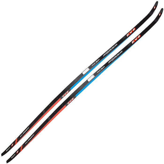 Лыжи беговые KV+ Forza Classic RC 3.0 Plus (Medium) (черный/синий/красный)