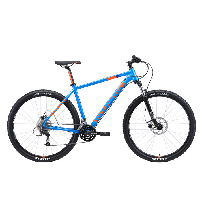 Велосипед STARK ARMER 29.6 HD (голубой/оранжевый) (2019)