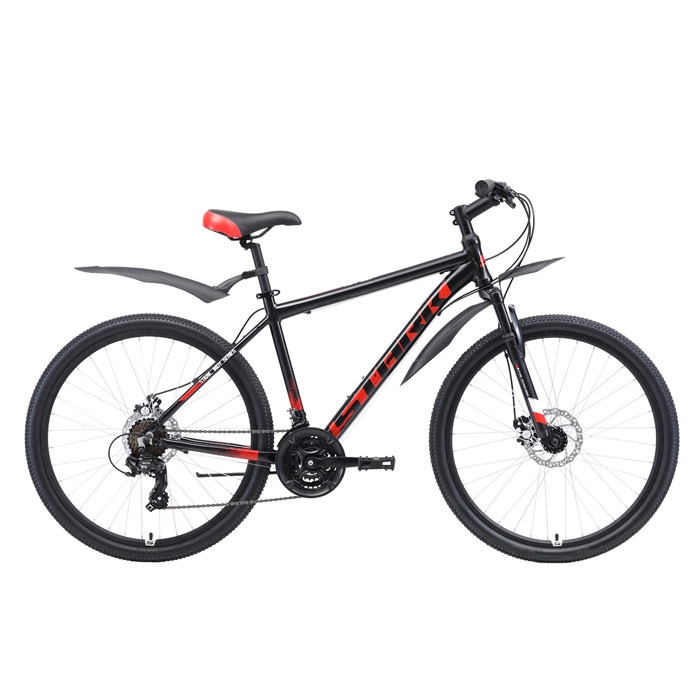 Велосипед STARK Indy 26.1 D (черный/красный) (2019)