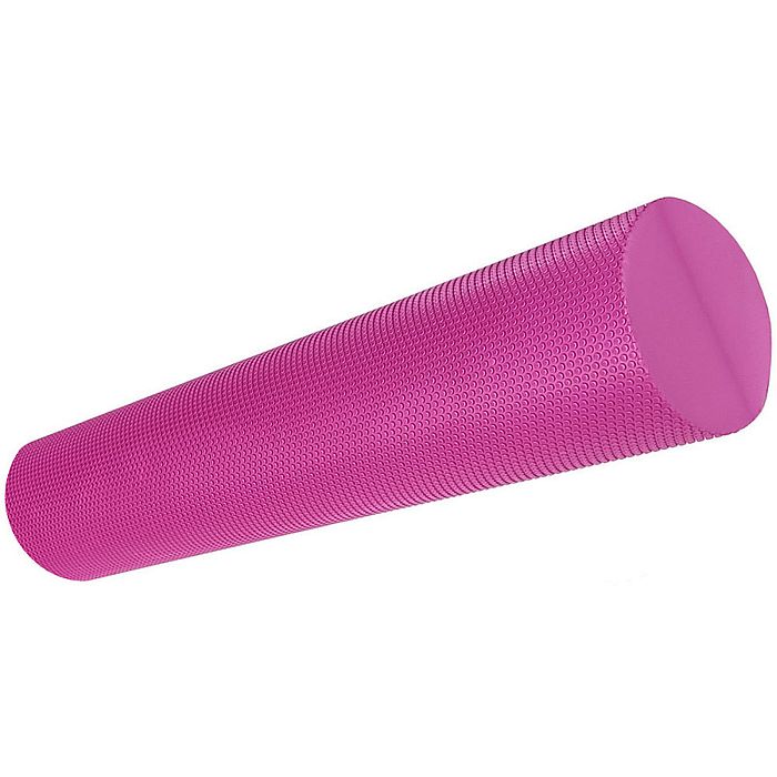 Ролик для йоги SPORTEX Профи 60х15 см, полумягкий (ЭВА) (розовый)