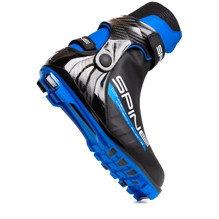 Лыжные ботинки SPINE NNN Concept Carbon Skate (298-22) (черный/синий)