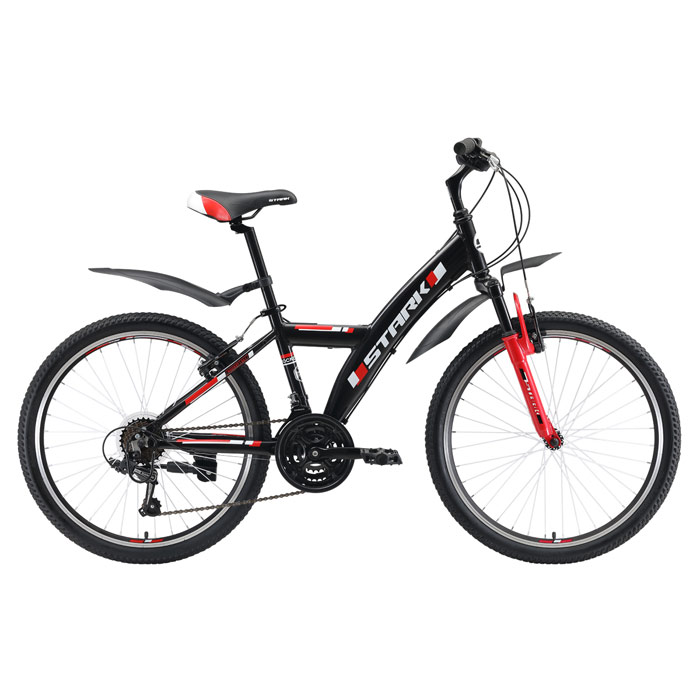 Велосипед STARK Rocket Y 24.1 V (черный/красный) (2019)