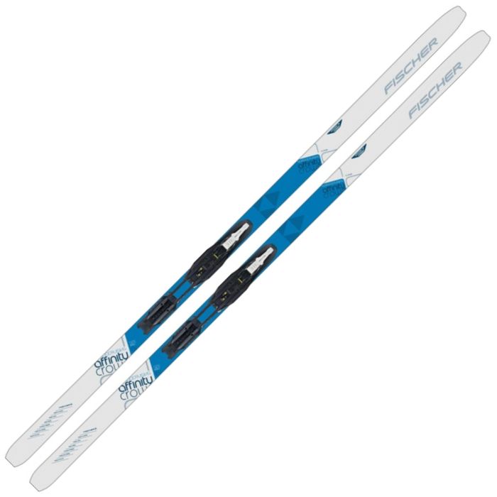 Лыжный комплект FISCHER Affinity My Style Step IFP (2020) с креплениями NNN (белый/синий)