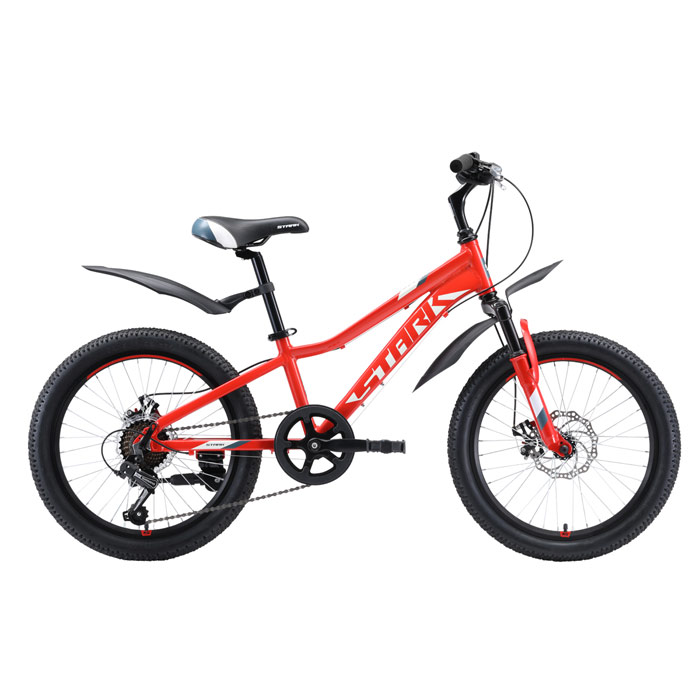 Велосипед STARK Rocket 20.1 D (красный/белый/серый) (2020)
