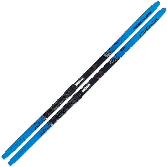 Лыжный комплект FISCHER Apollo Step с креплениями NNN IFP (синий/черный)