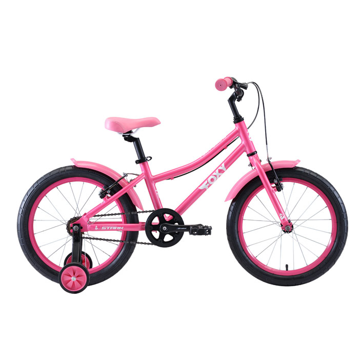 Велосипед STARK Foxy 18 Girl (розовый/белый) (2020)