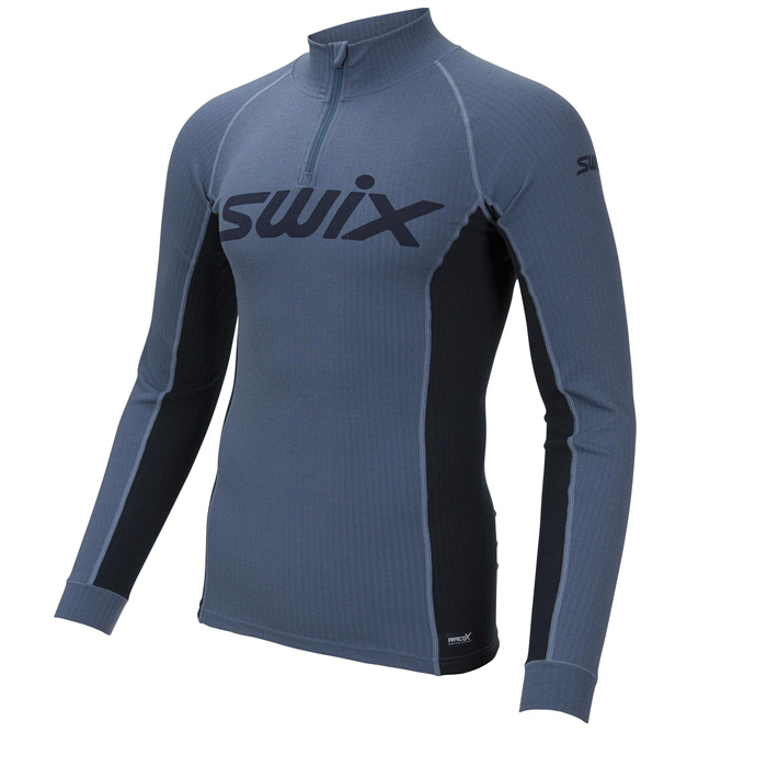 Термобелье мужское (верх) SWIX RaceX (черный/серый)