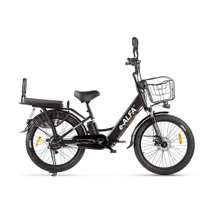Электровелосипед GREEN CITY e-ALFA Fat 500 Wh (черный) (2020)