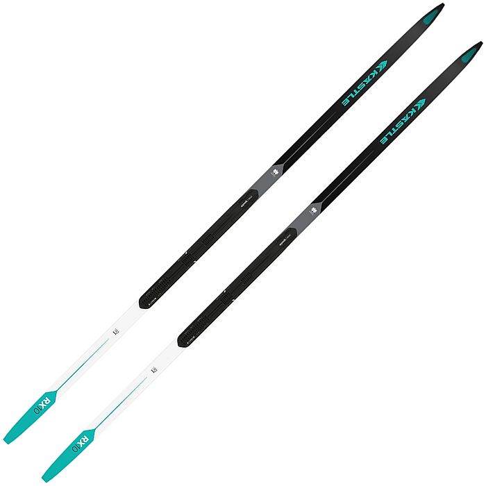 Лыжи беговые KASTLE RX10 WC Skate Plus (Medium) (черный/белый/синий)