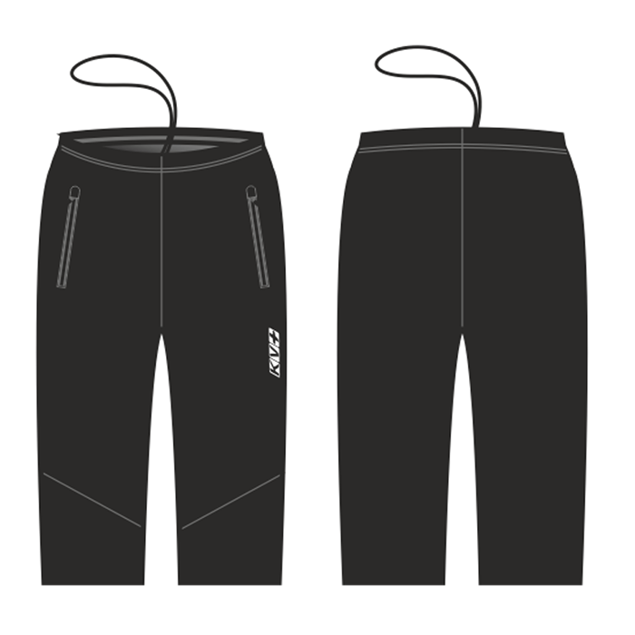 Трусы KV+ Sprint Knickers 3\4 (черный)