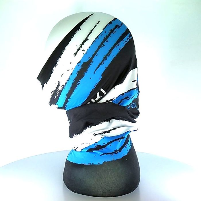 Бандана NORDSKI Stripe (черный/синий)