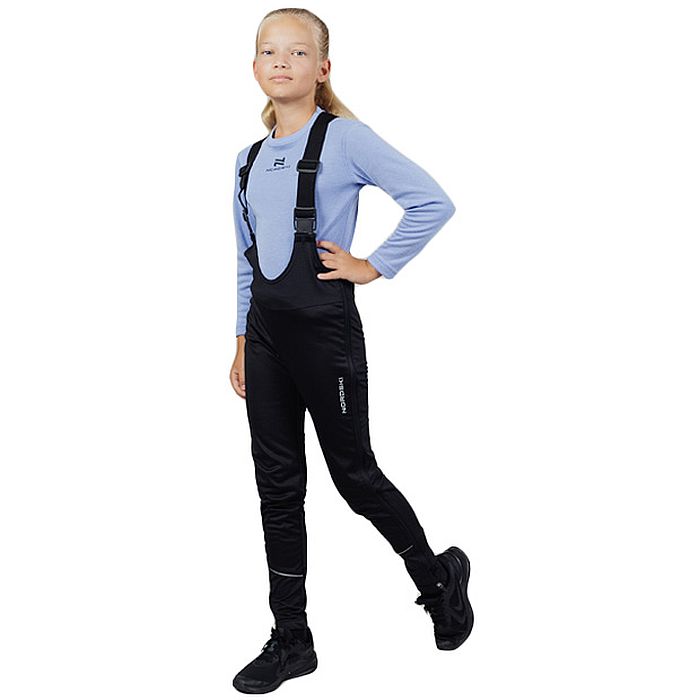 Брюки разминочные Jr. NORDSKI Active (черный)