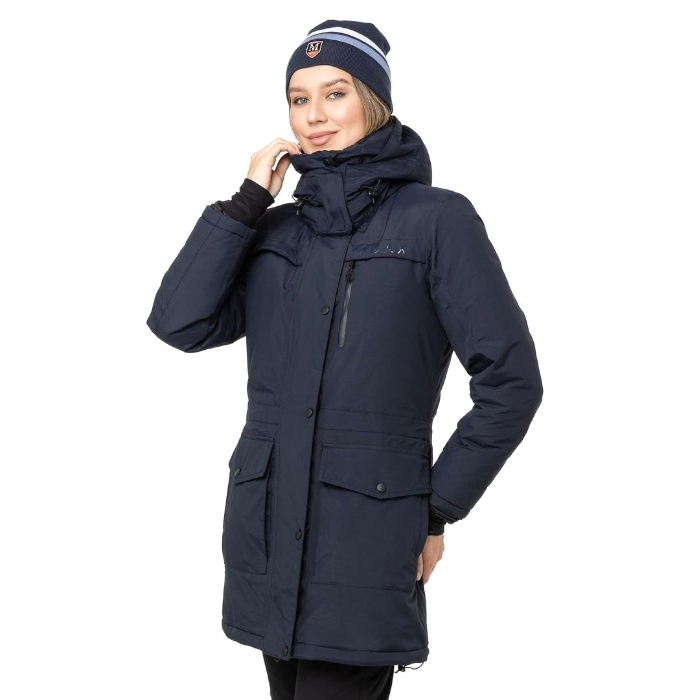 Парка женская MOAX Siberia Dupont (синий)