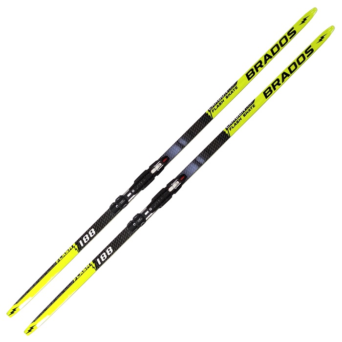 Лыжный комплект BRADOS Flash Skate Carbon Light, с креплениями Sport Line NNN