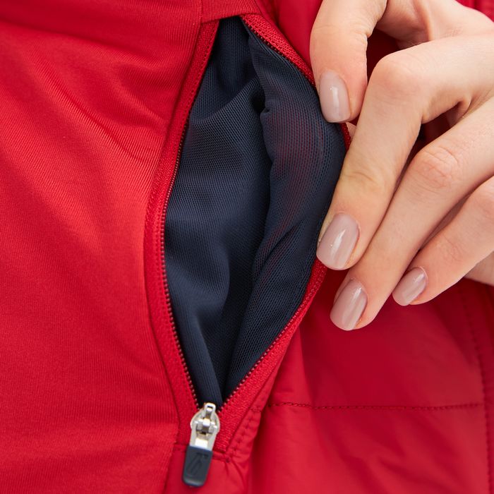 Жилет утепленный женский BIVIUM Комфорт (красный)