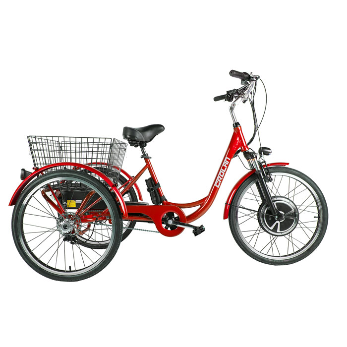 Трицикл GREEN CITY CROLAN 500 W (красный) (2019)