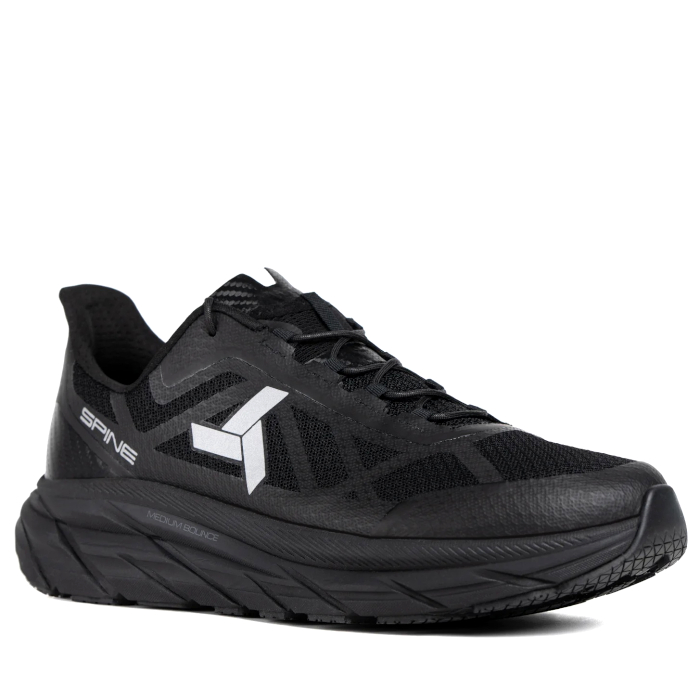 Кроссовки беговые SPINE Titanium (S) (черный/серый)