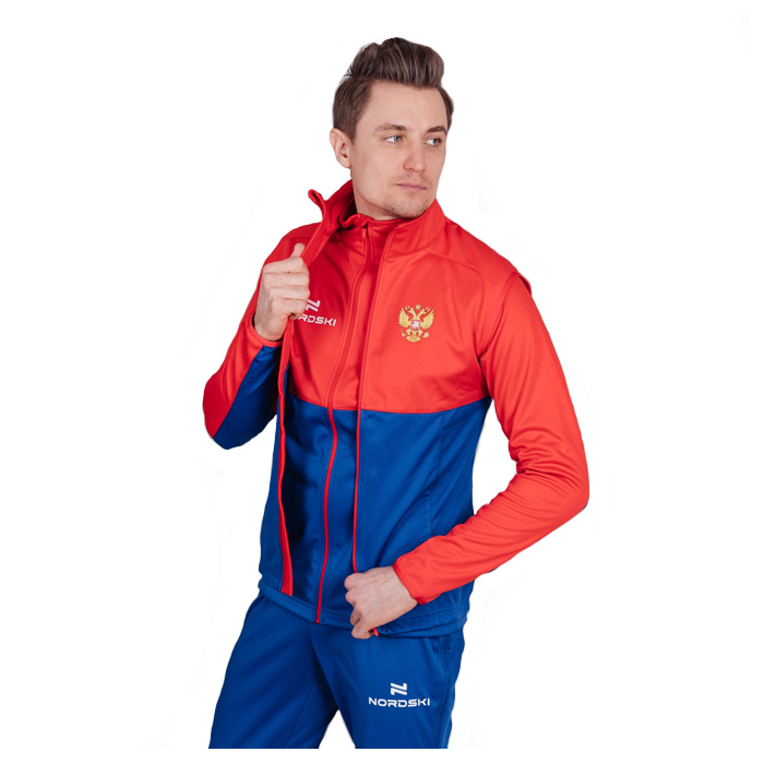 Жилет разминочный NORDSKI Premium (красный)
