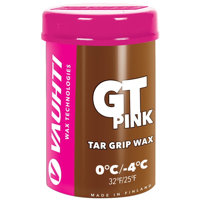 Мазь держания, твердая VAUHTI GT Pink (+0°С -4°С) 45 г.