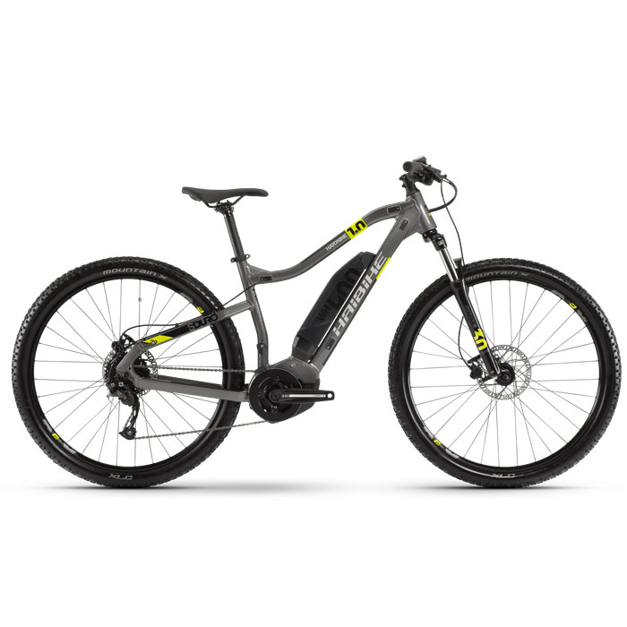 Электровелосипед HAIBIKE Sduro HardNine 1.0 250 Wh (серый) (2020)