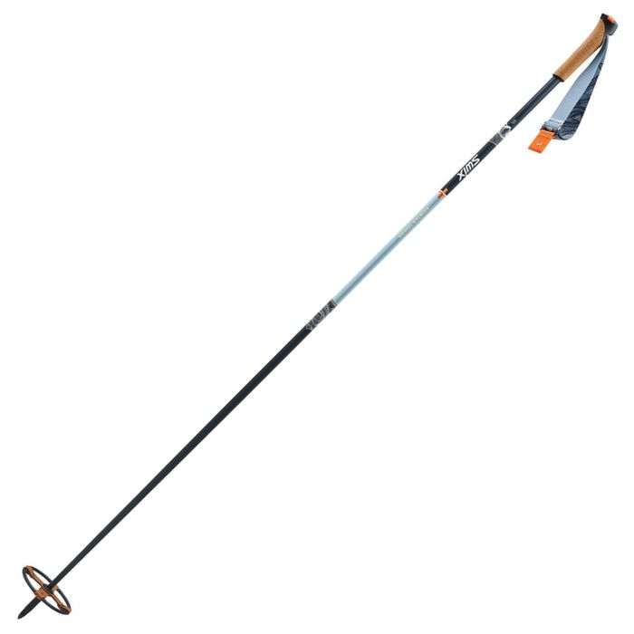 Лыжные палки SWIX (MT210-00) Mountain Touring (Композит 100%) (черный/серый)