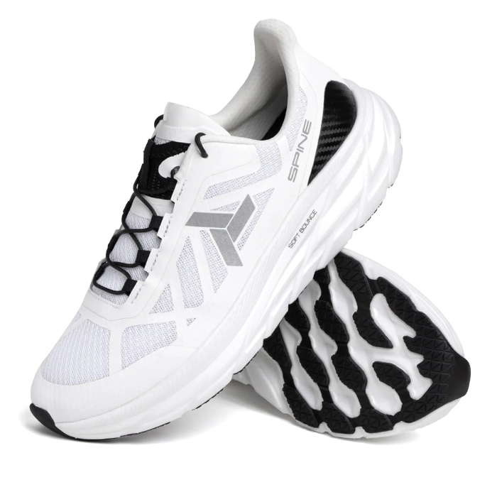 Кроссовки беговые SPINE Titanium (S) (белый/черный)
