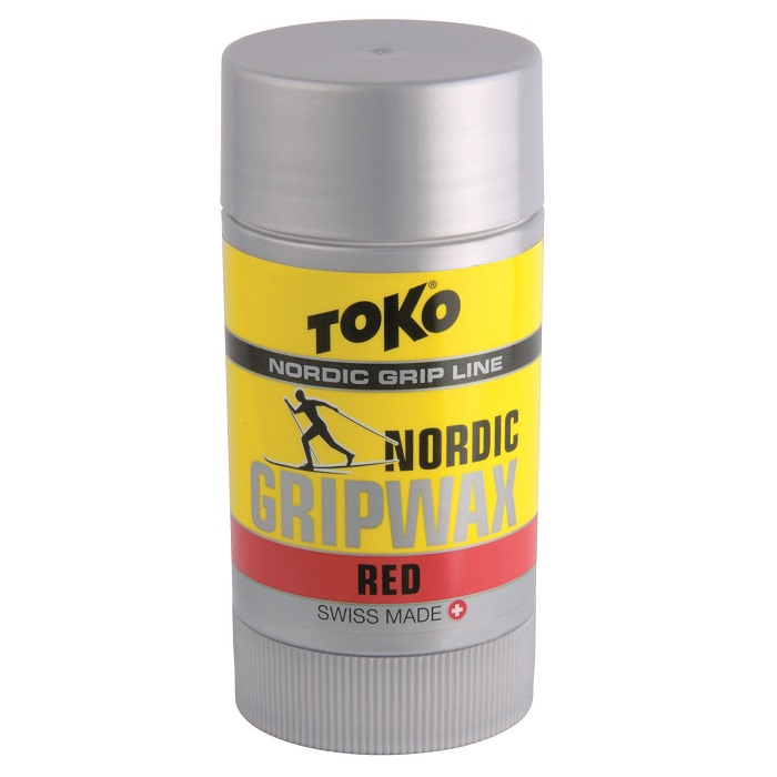 Мазь держания, твердая TOKO Nordic Grip Wax Red (-2°С -10°С) 25 г.