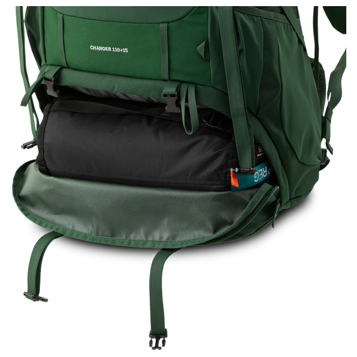 Рюкзак туристический KANROCK Charger 110+15 (зеленый)
