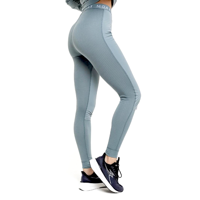 Термобелье женское (низ) MOAX Race Wind (серый/зеленый)