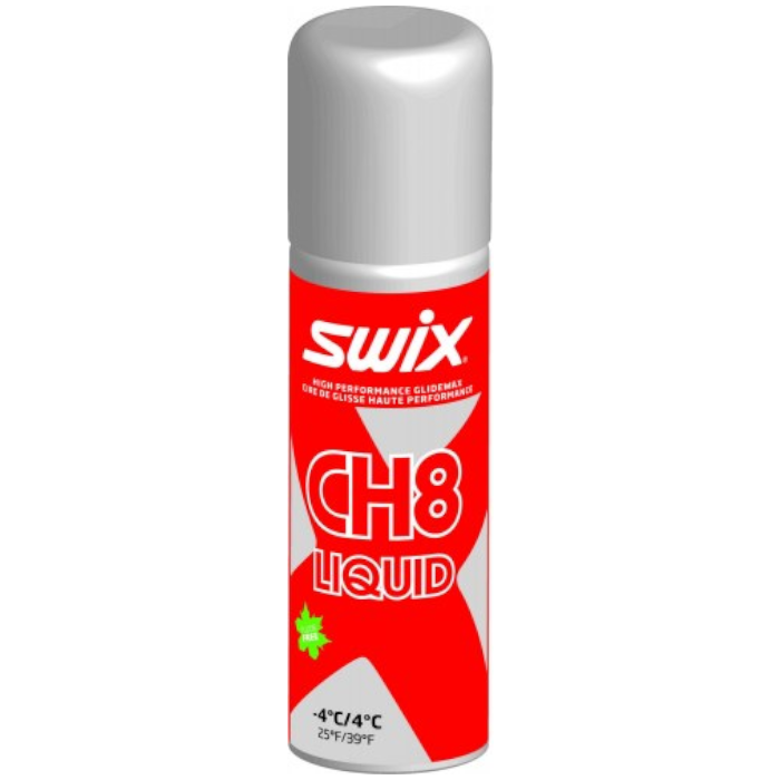 Парафин углеводородный, жидкий SWIX CH8X Red (+4°С -4°С) 125 ml