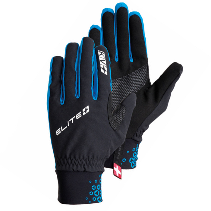Перчатки лыжные KV+ XC Elite (черный/синий)