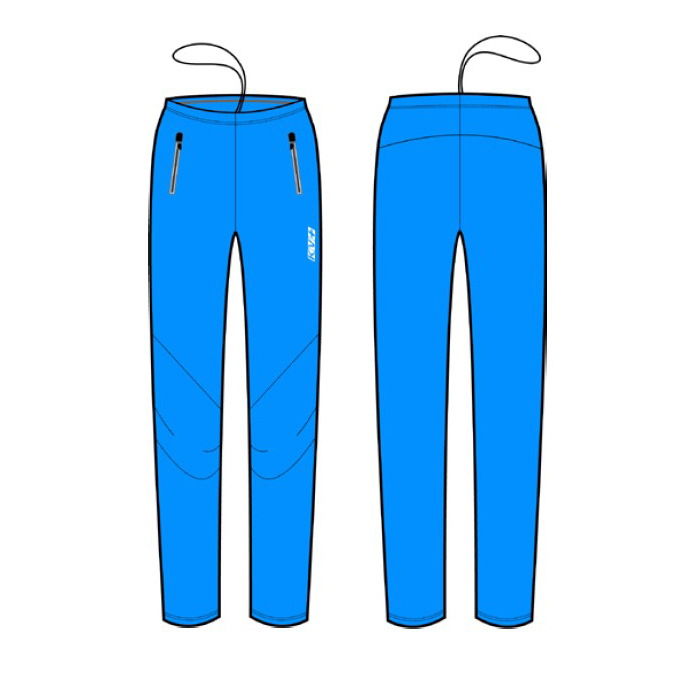 Брюки разминочные KV+ Lahti (pro-wind-tech fabric) (голубой)