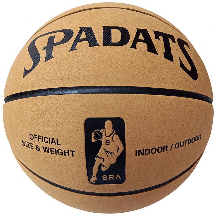 Мяч баскетбольный SPADATS ПУ №7 (бежевый)