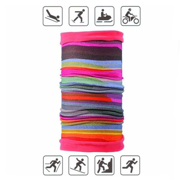 Бандана BUFF Polar Buff Reversible Akua@Rosebud (красный/бордовый)