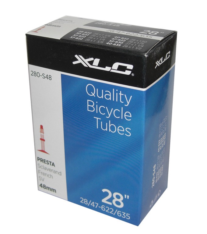 Камеры XLC Bicycle tubes 28&quot;_1 1/8*1,75 SV 48 мм