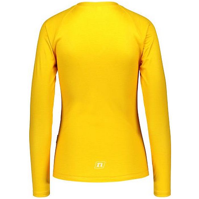 Лонгслив для бега женский NONAME Run T-Shirts LS WOS 19 (желтый)