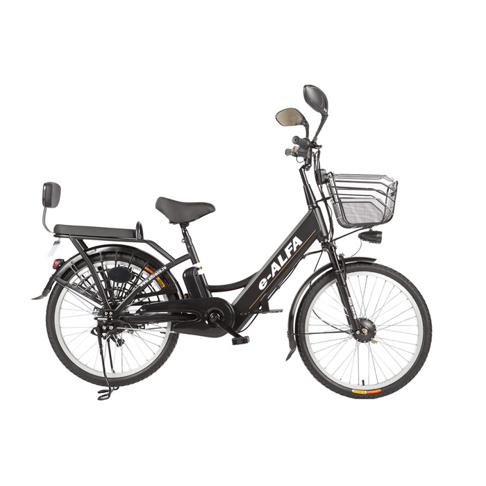 Электровелосипед ELTRECO e-ALFA 350 Wh (черный) (2019)