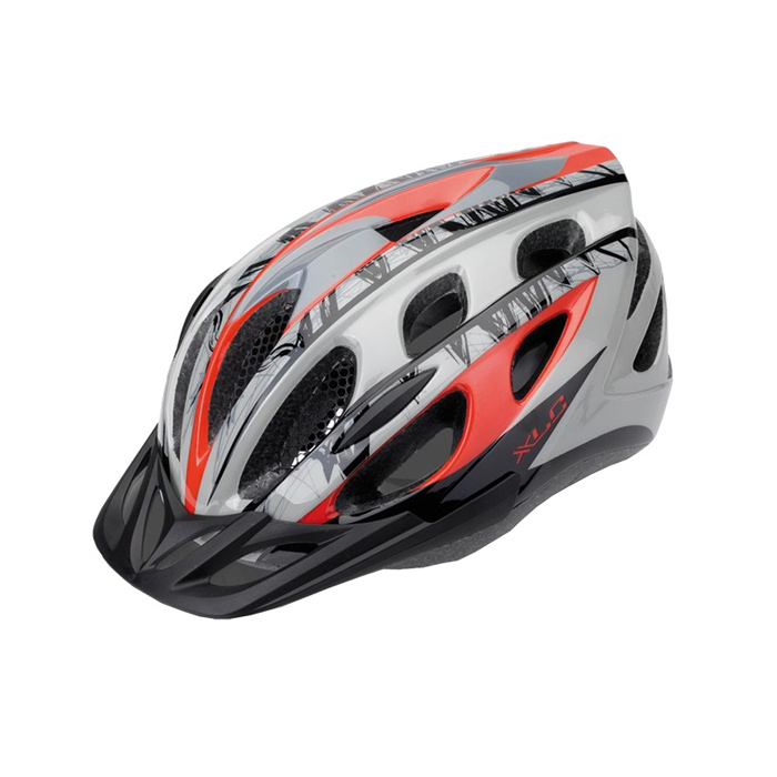 Шлем для лыжероллеров XLC Bicycle helmet BH-C18 (красный/серый)