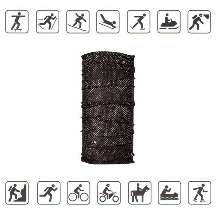 Бандана BUFF Tubular Buff Oldkash (черный)