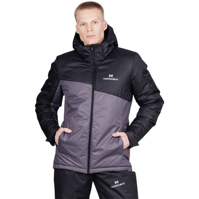 Куртка утепленная NORDSKI Active (черный/серый)