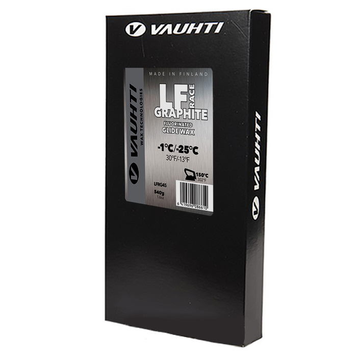 Парафин низкофтористый VAUHTI LF Race Graphite (-1°С -25°С) 540 г.