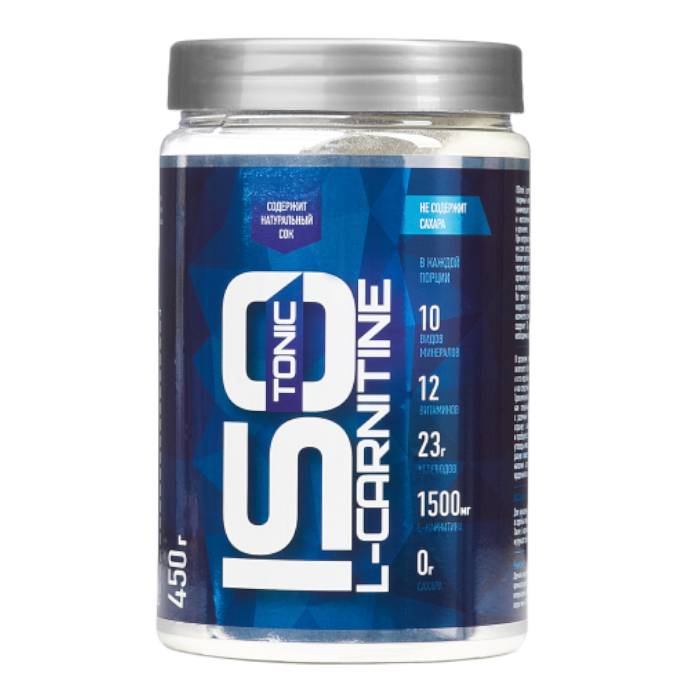 Изотоник RLINE ISOtonic L-Carnitin (Изо Л-Карнитин коктейль) (Черная смородина) 450 гр.