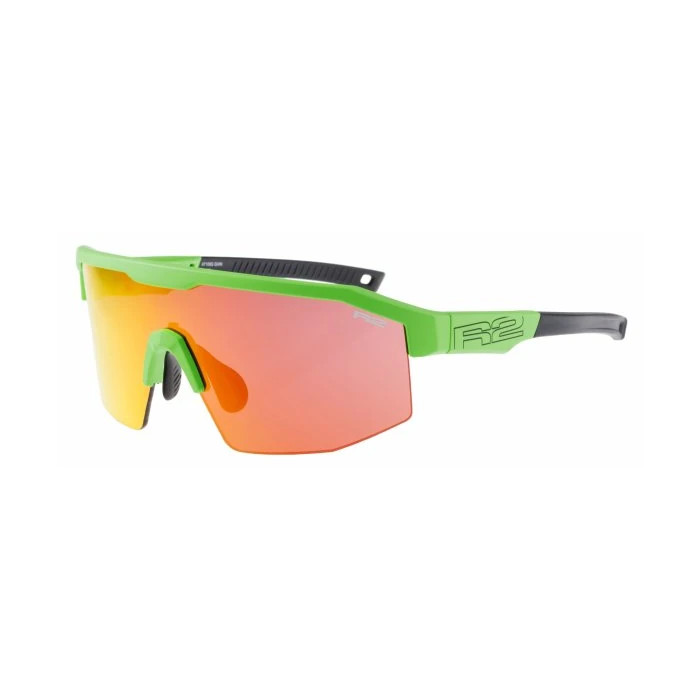 Очки спортивные R2 Gain (зеленый/оранжевый)